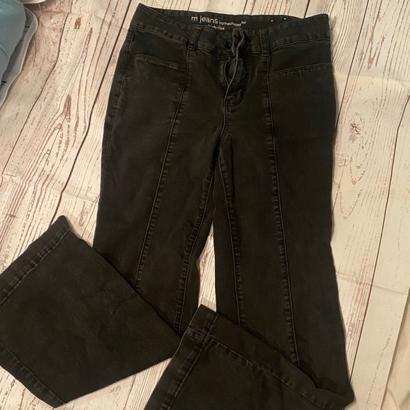 Maurices Denim - M jeans by Maurices Women's High Rise wide leg Jeans - Black